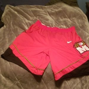 Real Nike Maryland Basketball Shorts